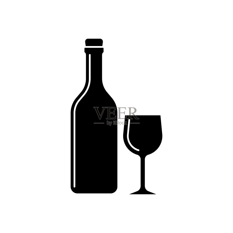 葡萄酒图标设计模板矢量素材图标素材