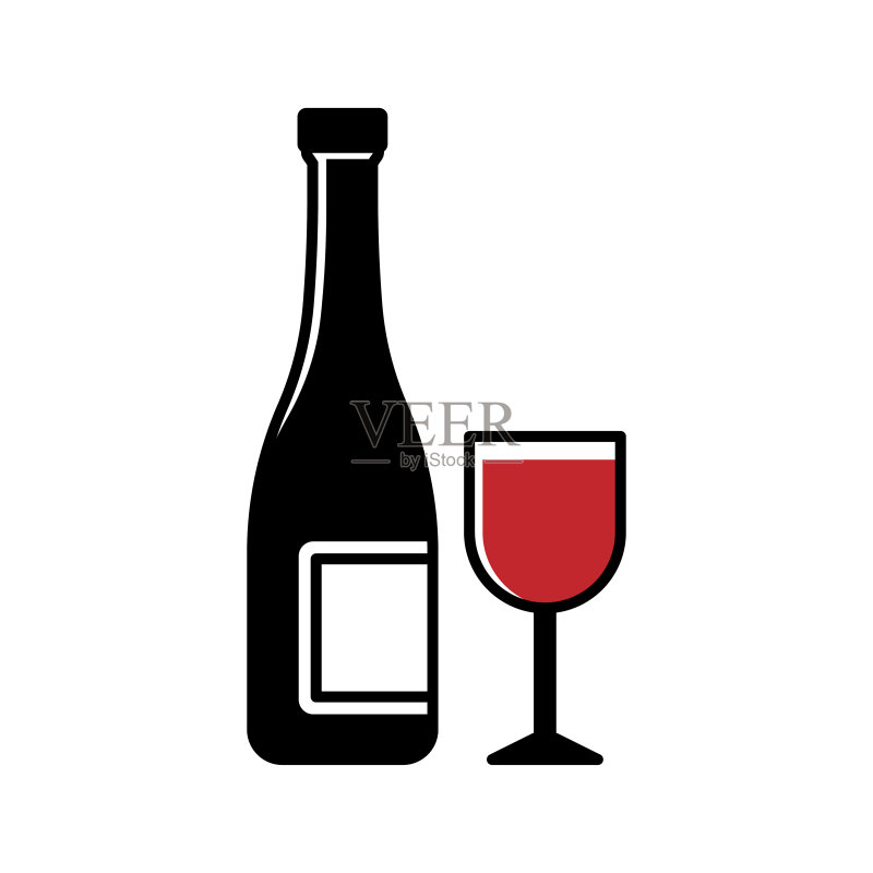 葡萄酒图标设计模板矢量素材图标素材