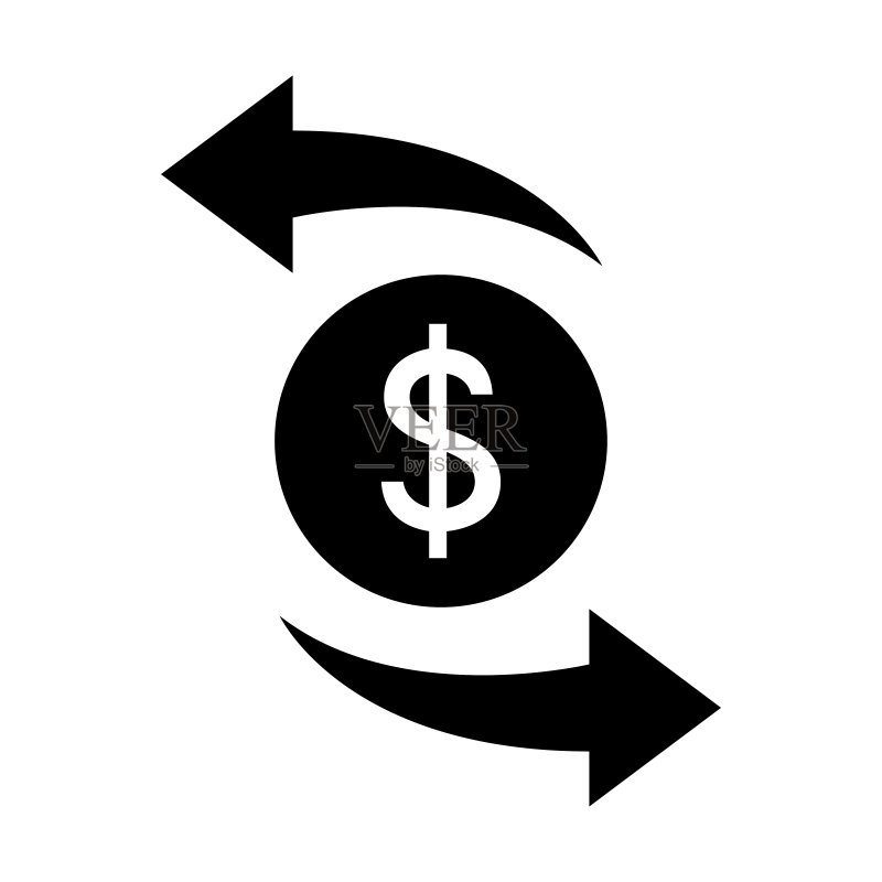 资金流向图标图标素材