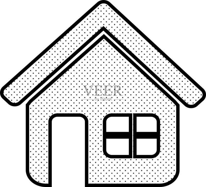 房屋标志和房屋图标设计图标素材