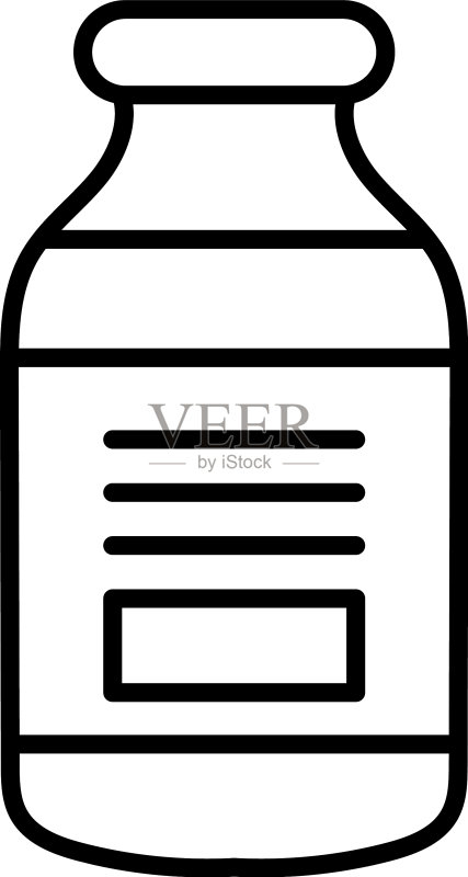 疫苗瓶图标设计图标素材