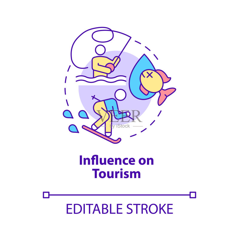 旅游概念影响图标图标素材