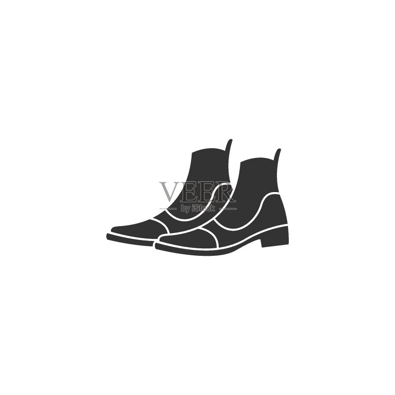 男鞋Logo图标设计插画图标素材