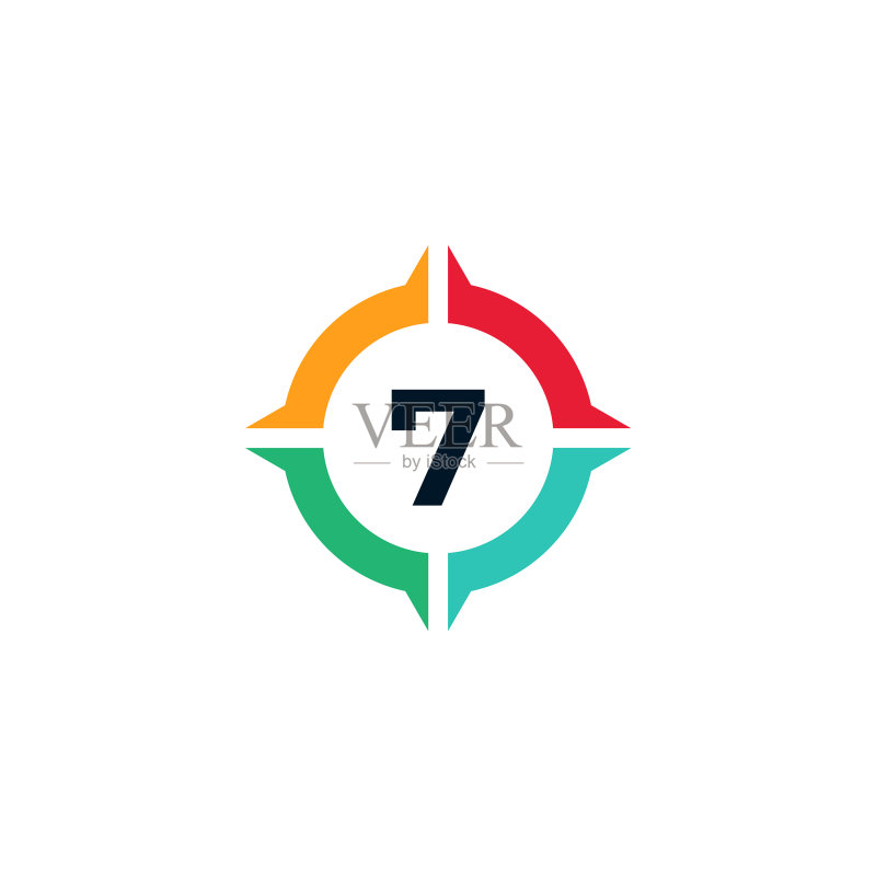 指南针logo设计图标素材