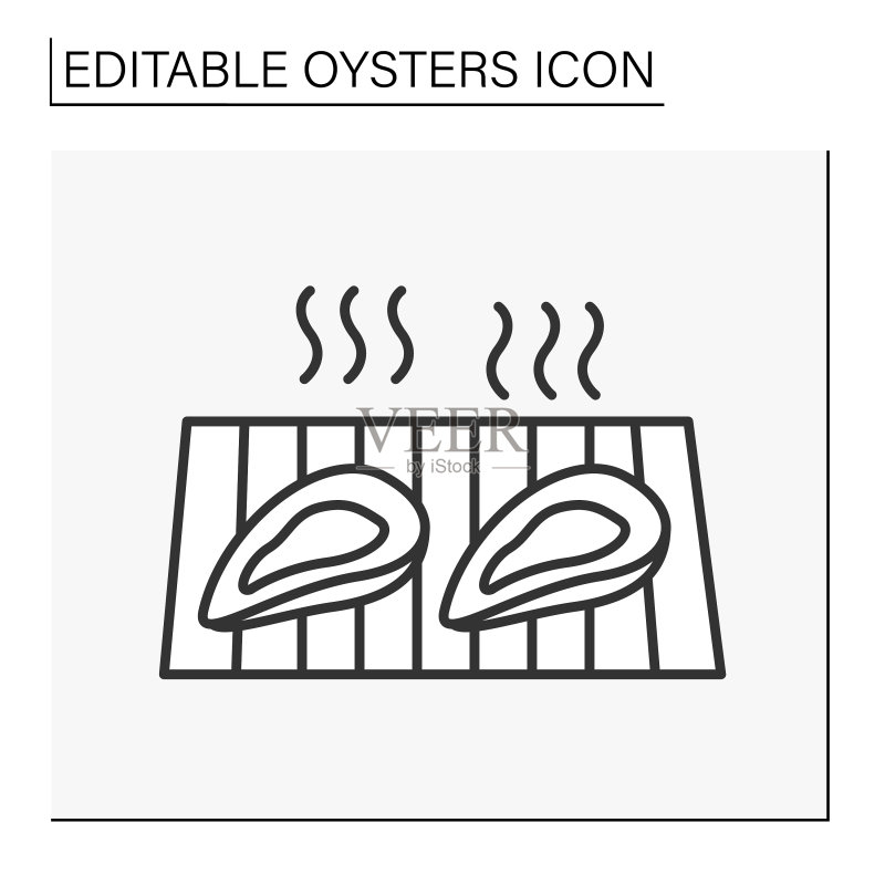 美味佳肴线性图标图标素材