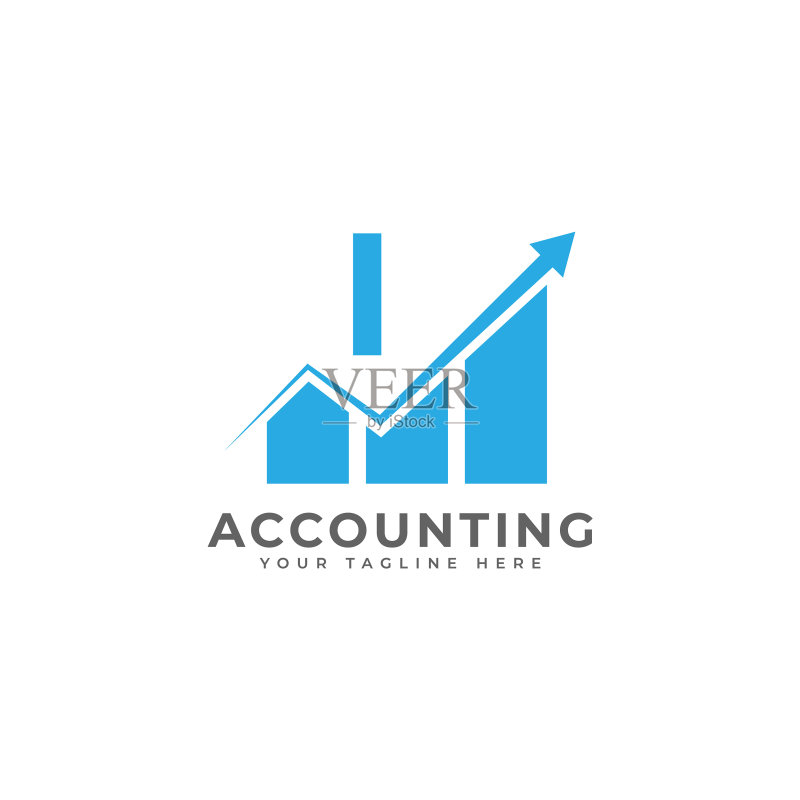 首字母I图表金融Logo设计图标素材