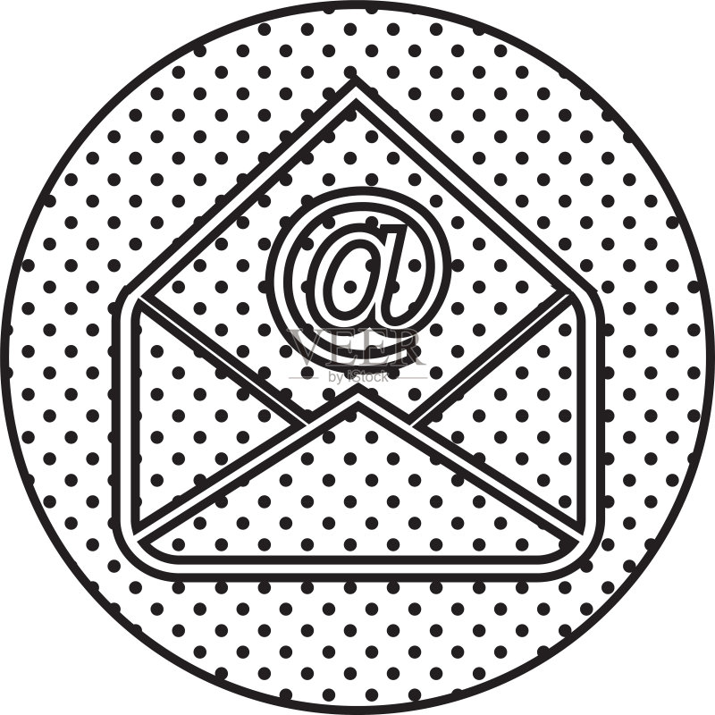 电子邮件和邮件图标符号设计图标素材
