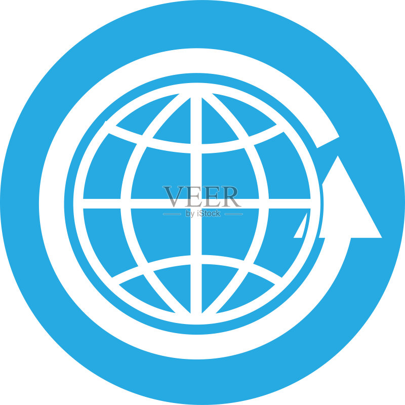 地球图标世界标志符号设计图标素材