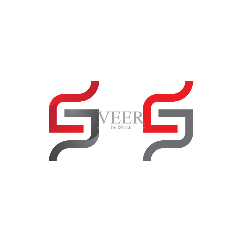 字母S标志图标设计模板图标素材