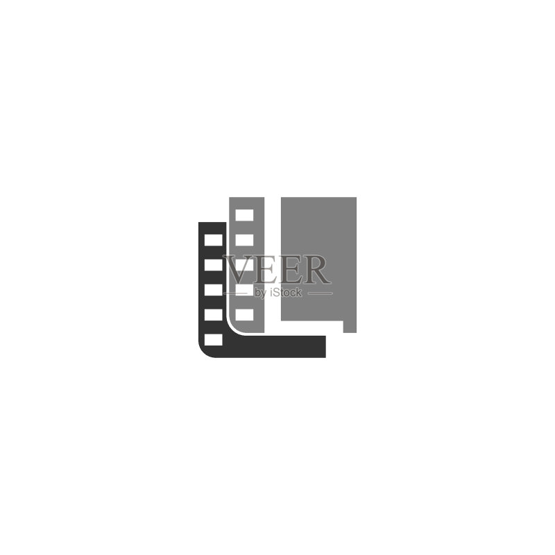 胶片风格的字母L图标图标素材