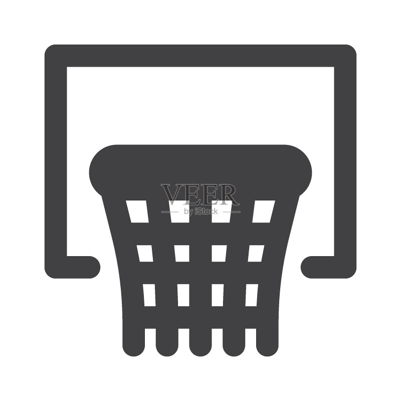 篮球框矢量图标图标素材