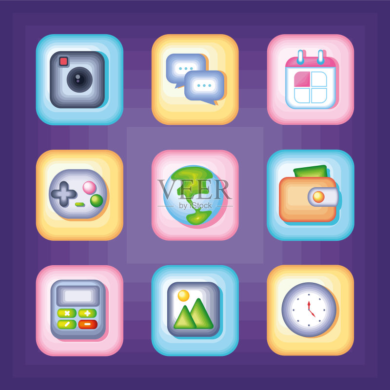 APP按钮图标图标素材
