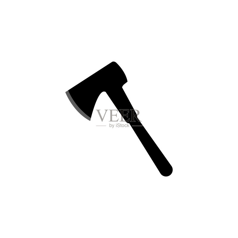斧头图标设计模板矢量插画图标素材