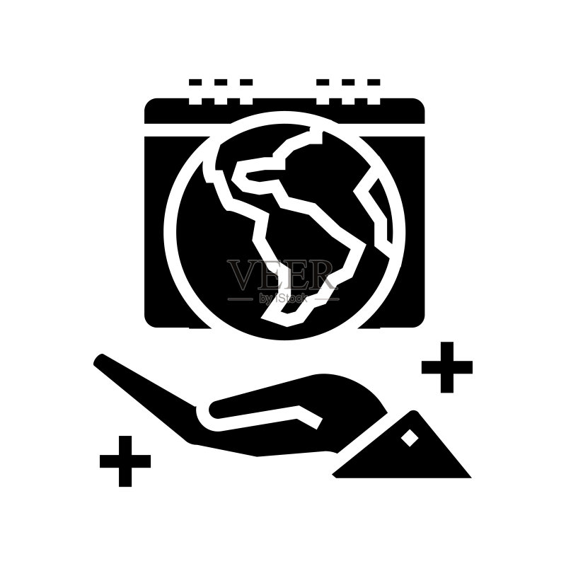 自然关爱日标志矢量图图标素材