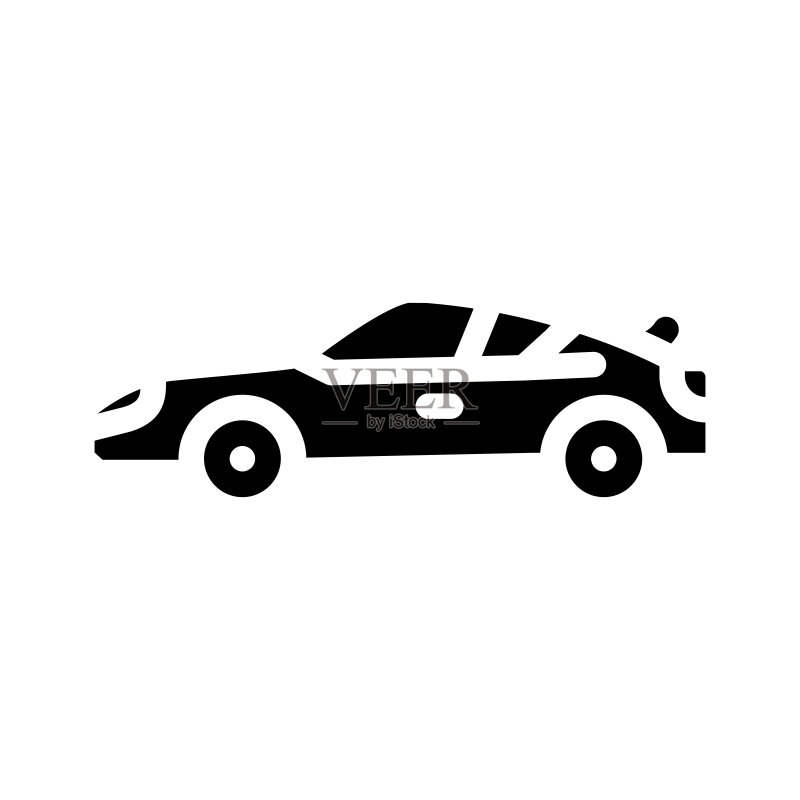跑车汽车标志矢量图标图标素材