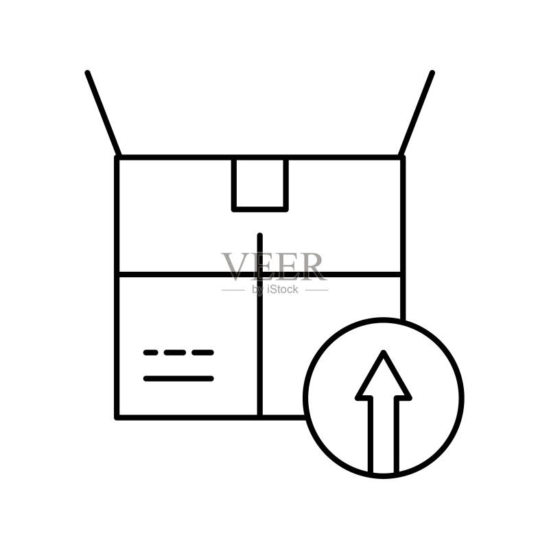 包装线性经济线条图标矢量图图标素材