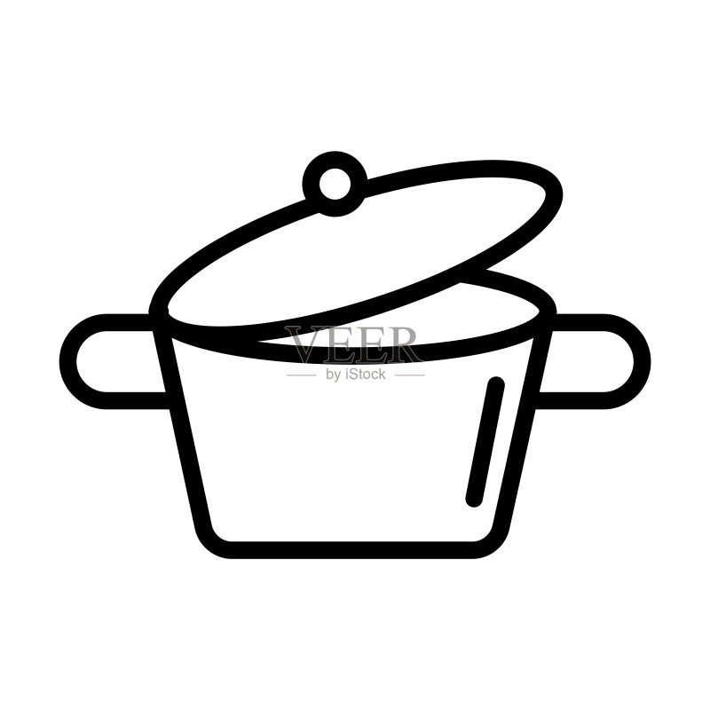 小餐馆和餐厅系列的餐馆锅图标图标素材