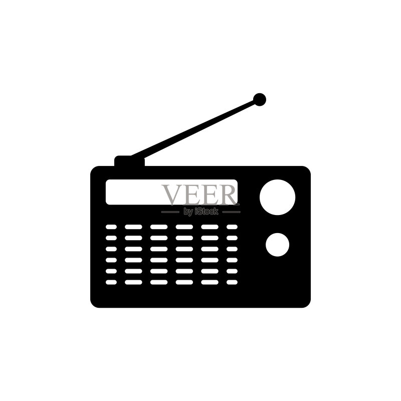 收音机图标设计模板矢量素材图标素材
