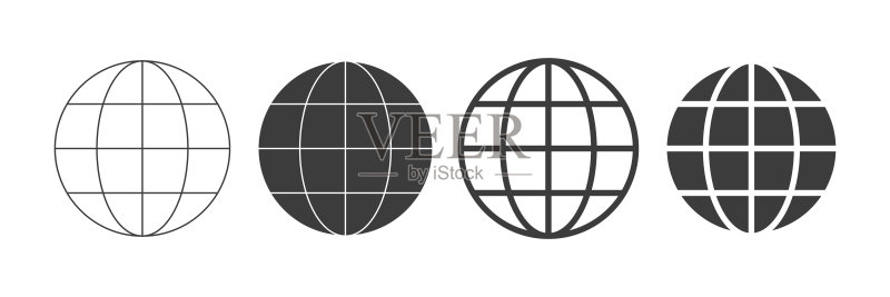 地球图标合集图标素材