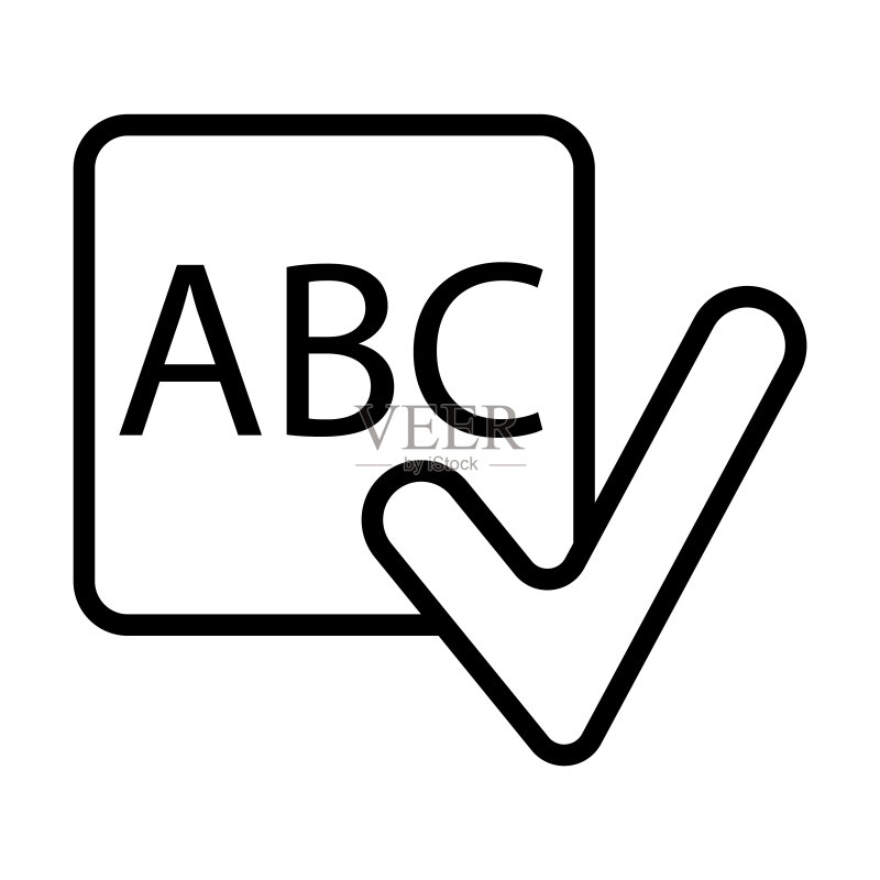 用户界面拼写检查图标图标素材
