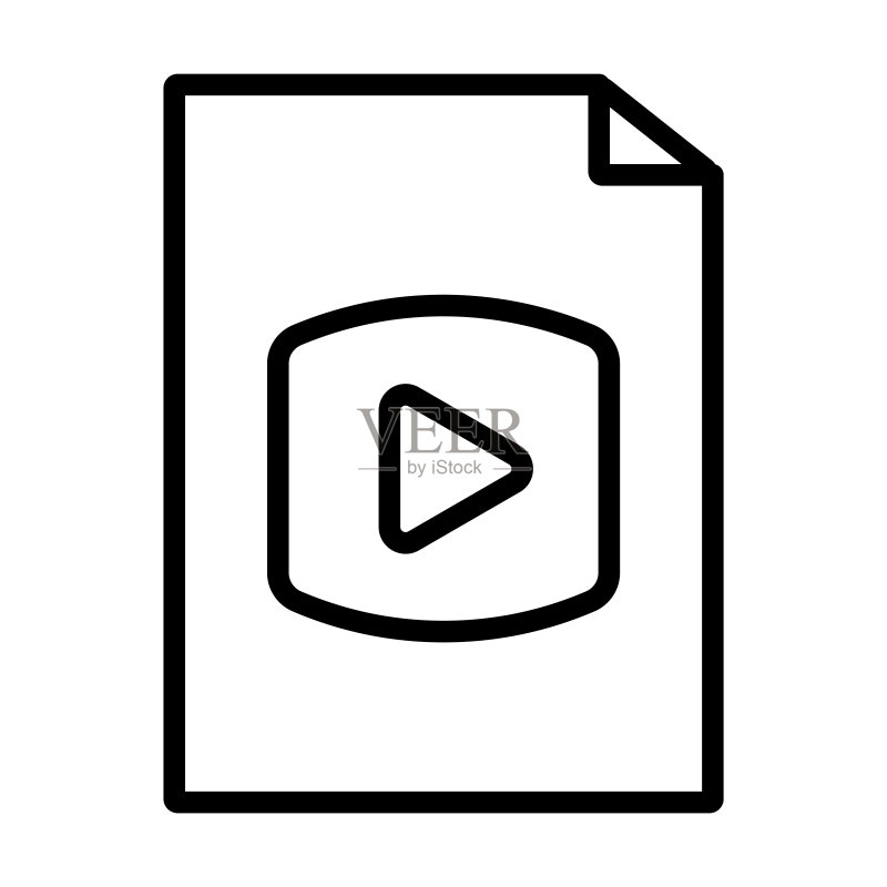 用户界面视频文件图标图标素材