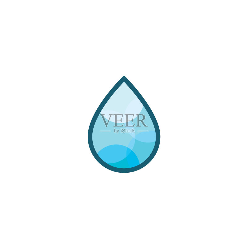 水滴的标志图标素材