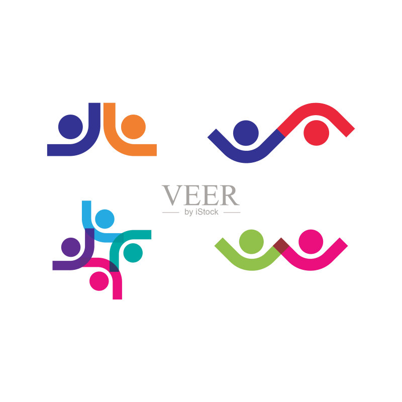 社区网络和社交Logo图标素材