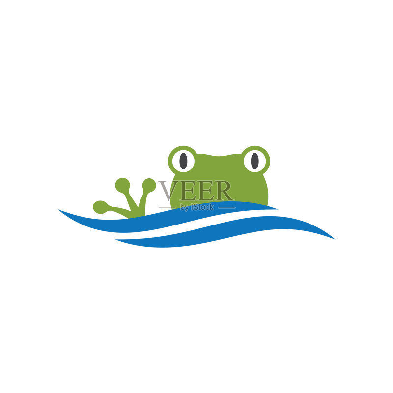 青蛙Logo模板图标素材