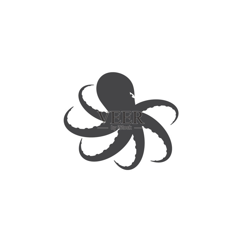 章鱼logo设计图标素材