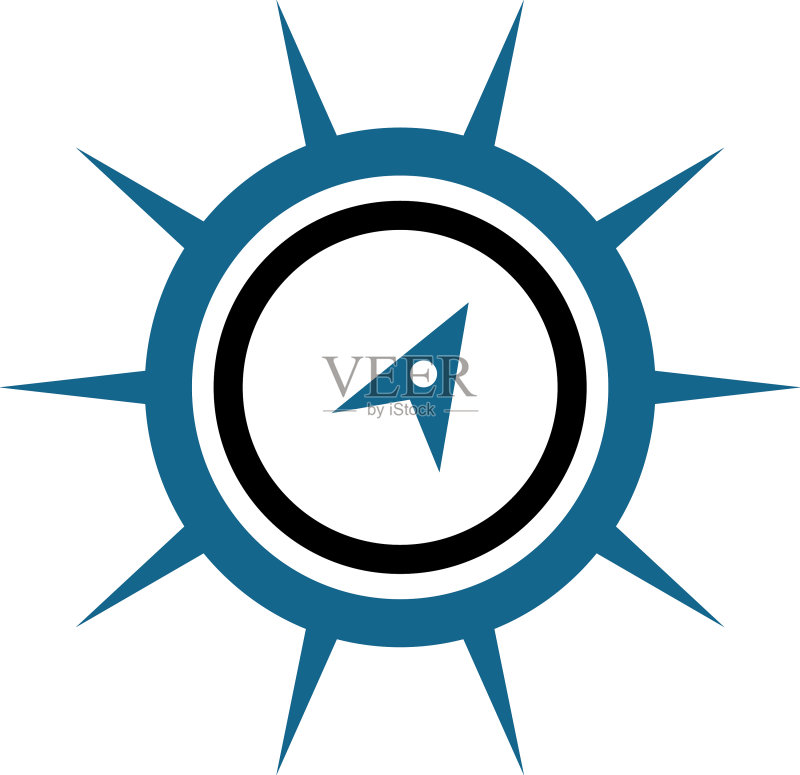 指南针Logo图标素材