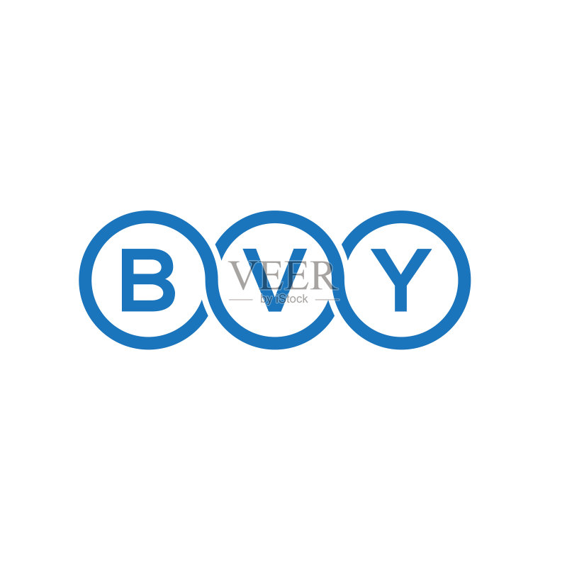 BVY字母标志设计图标素材