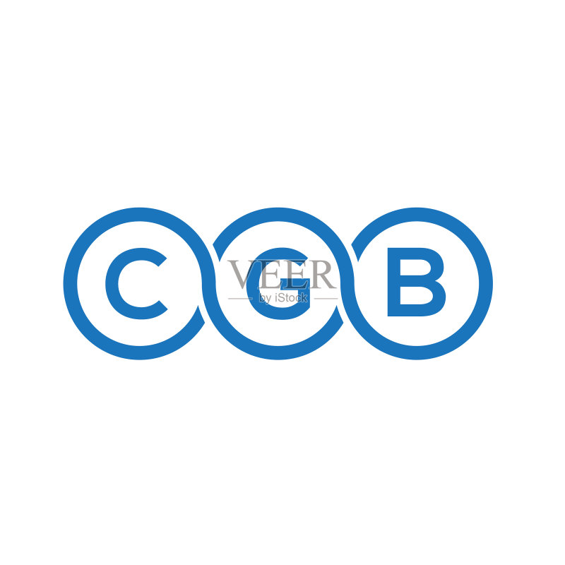 CGB字母标志设计(白色背景)图标素材