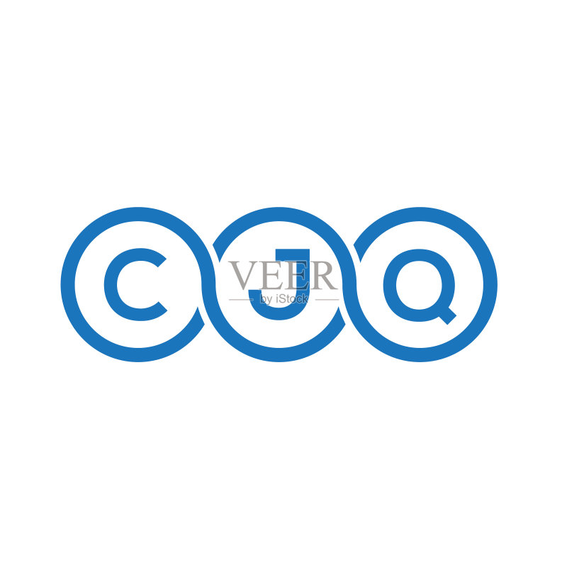 mobilecjq字母logo设计,白色背景图标素材