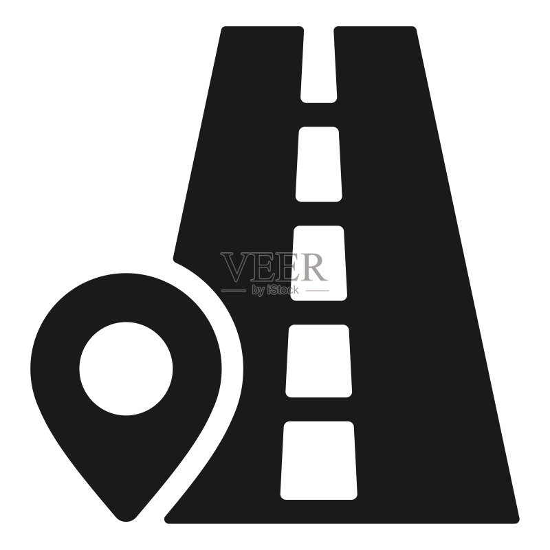 路线地图图标图标素材