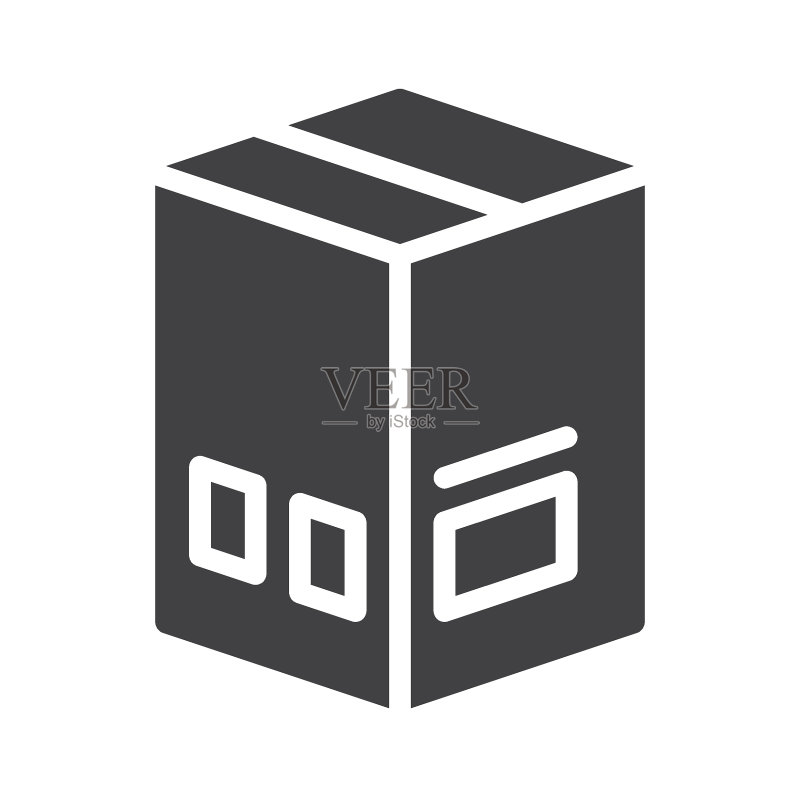 包装盒矢量图标图标素材