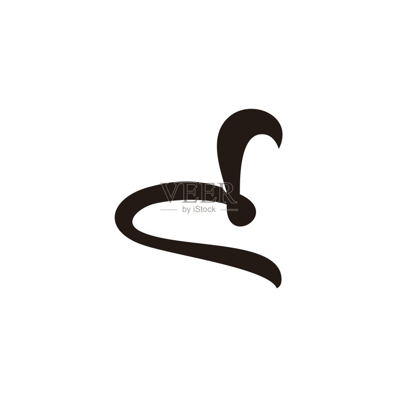 字母DC简约曲线设计Logo图标素材