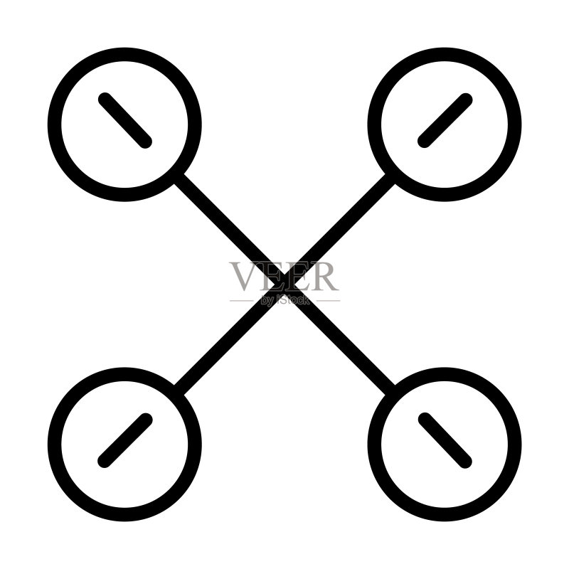 十二生肖系列中的神灵指引图标。白色背景上孤立的细线线性神灵指引、信仰、基督教轮廓图标。用于网络和移动的线条矢量神灵指引标志、符号。图标素材