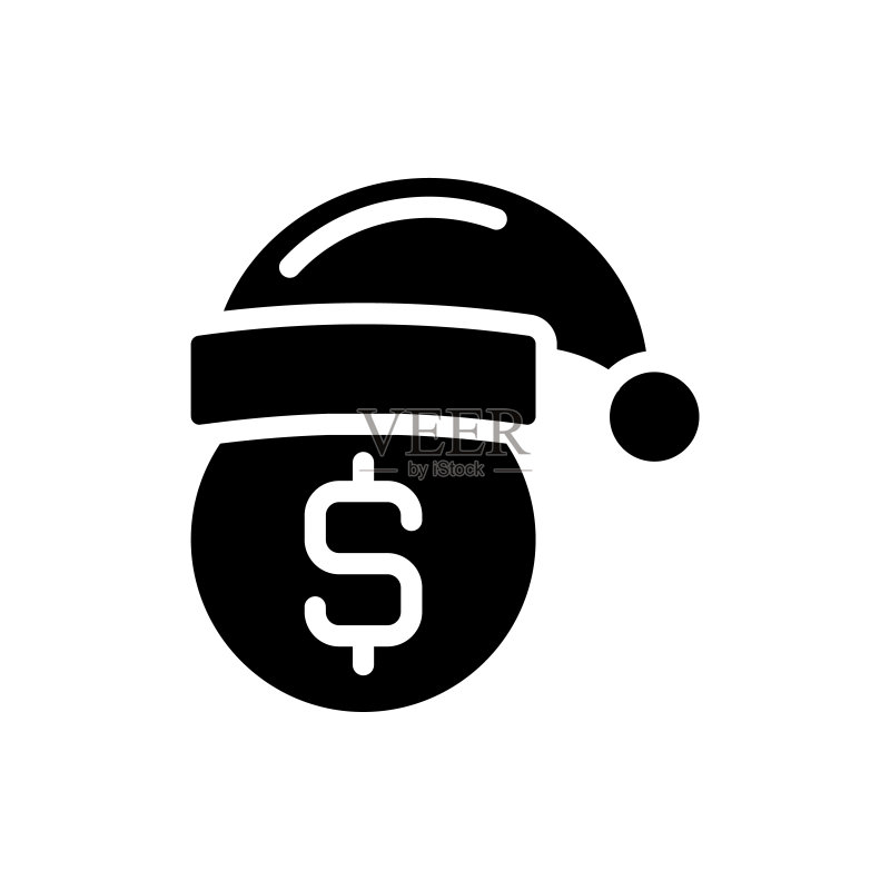 节日奖金黑色图标图标素材