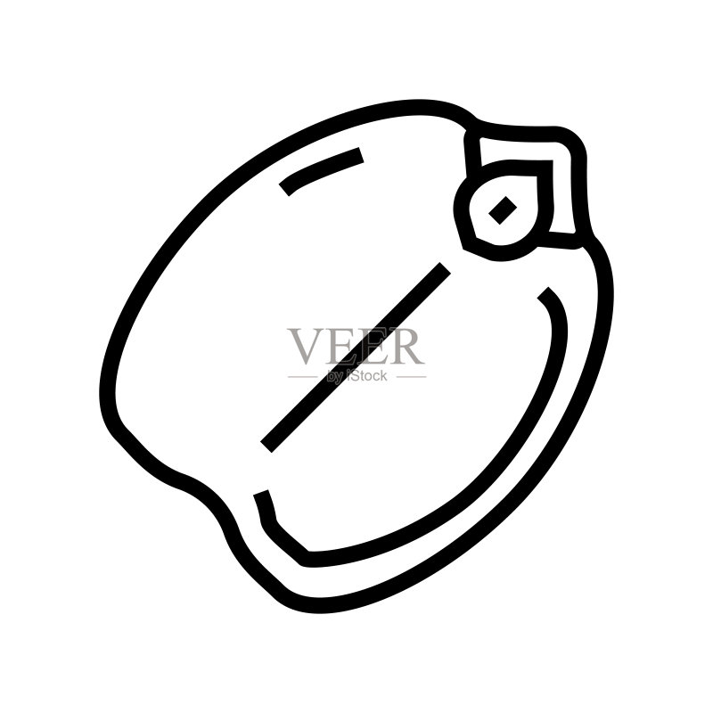 鹰嘴豆种子线性图标矢量图图标素材