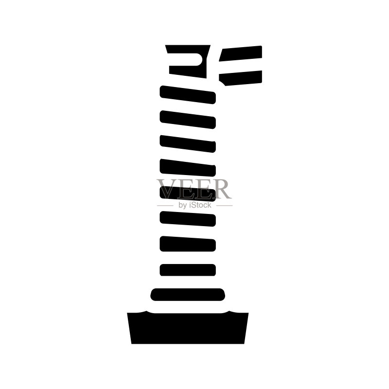 手柄缠绕字形图标矢量图图标素材
