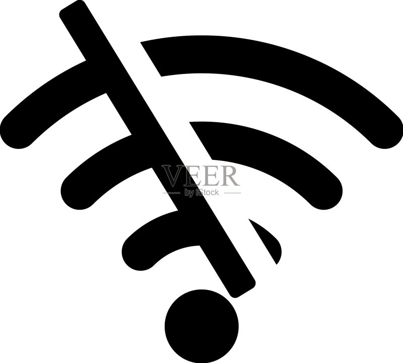 无线标志模板图标素材