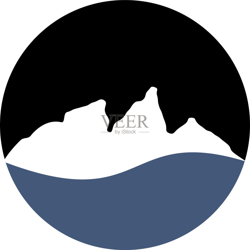 山脉Logo图标素材
