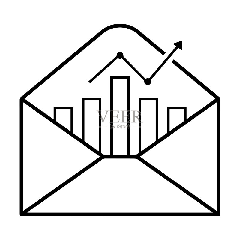 分析、商业、图表、示意图、图形、增长图标图标素材