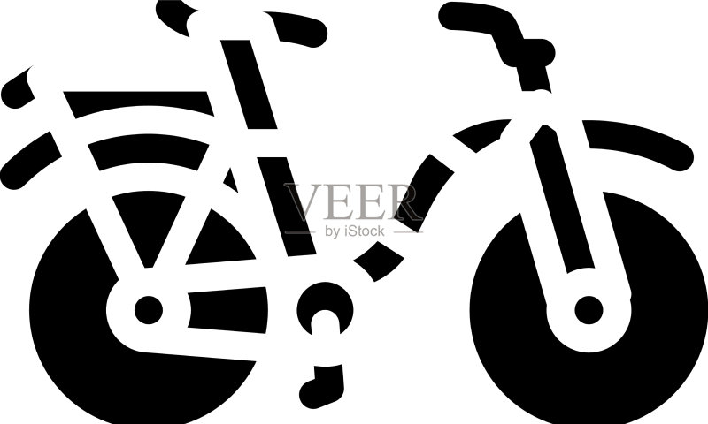 自行车运输标志符号图标图标素材