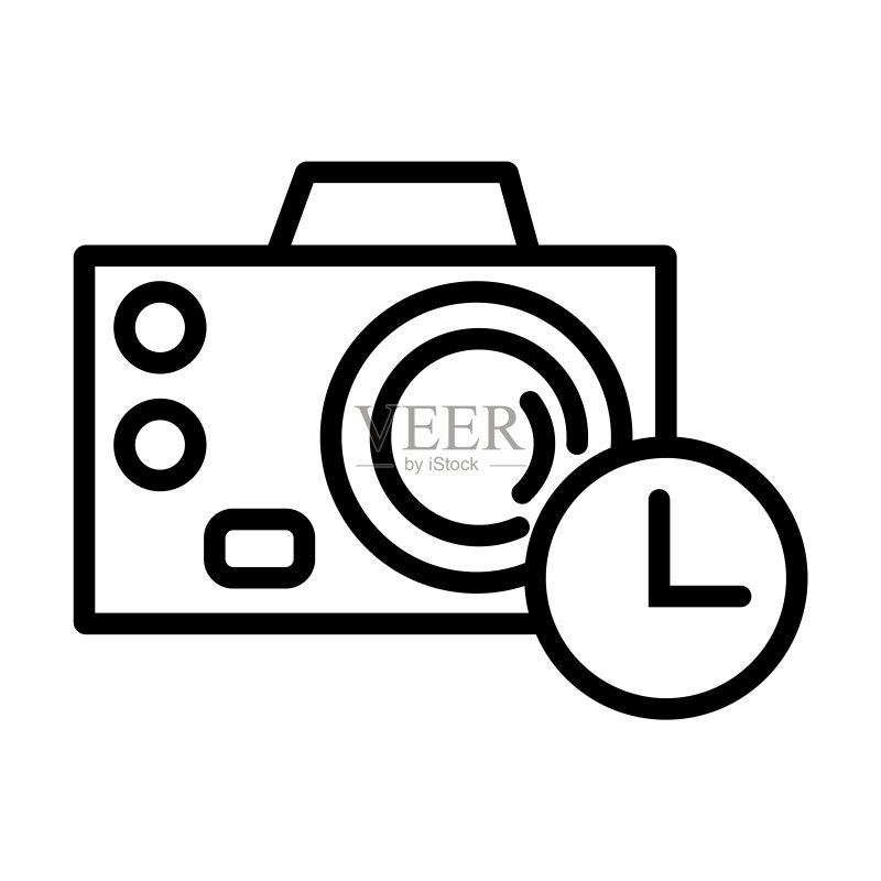 电子产品相机定时器图标图标素材