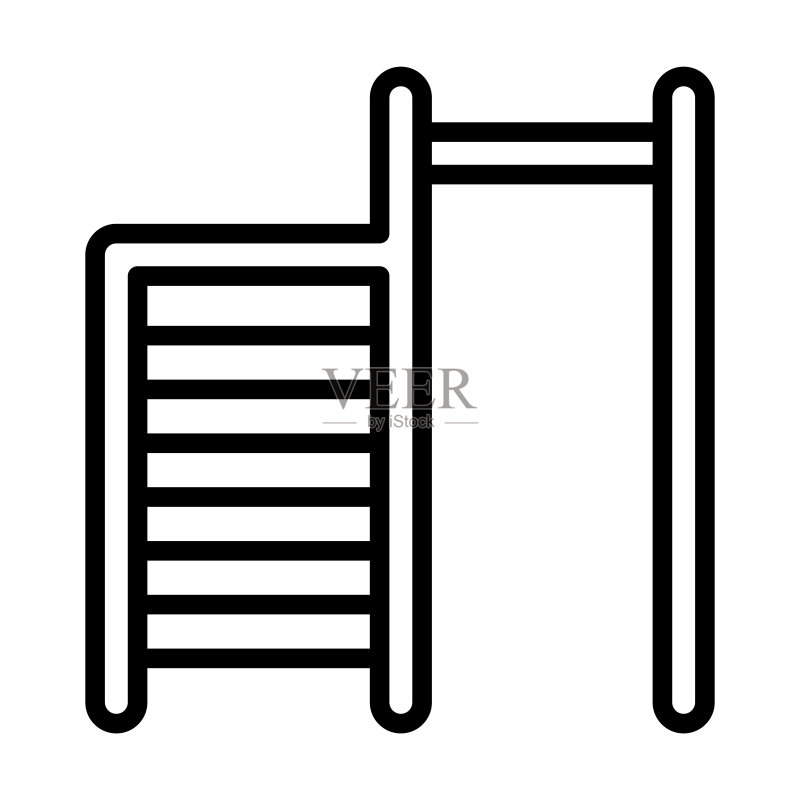 健身器材杠铃图标图标素材