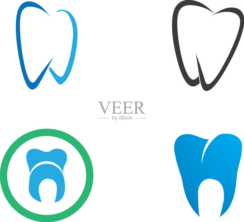 微笑牙科Logo模板图标素材