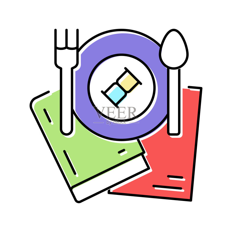 食物历史彩色图标矢量素材图标素材
