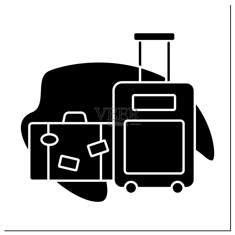 行李标志符号图标图标素材