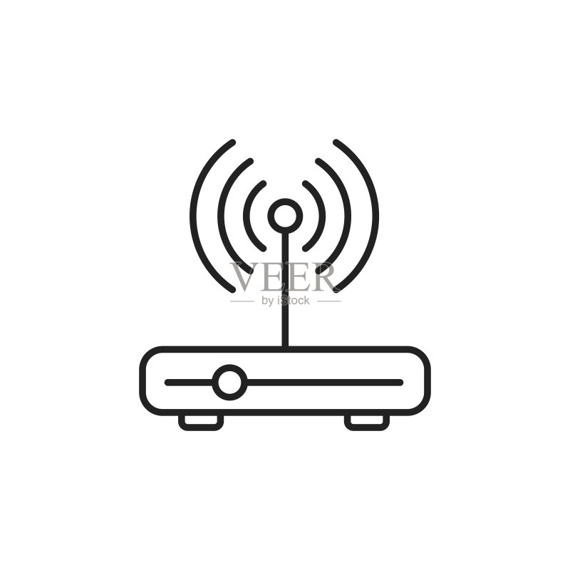 Wifi路由器设置图标图标素材